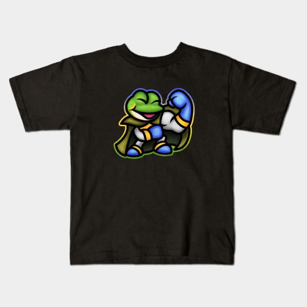 Frog Wins Kids T-Shirt by Kari Likelikes